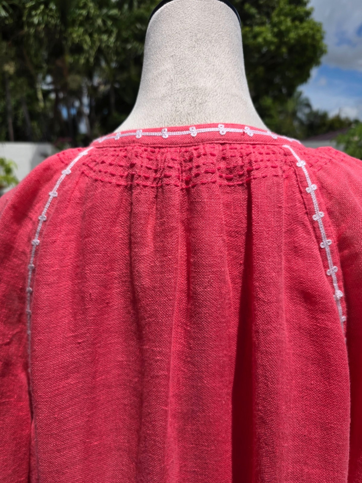 TOMMY BAHAMA PINK EMBROIDERY NEW LINED SIZE XL WOMEN DRESS D604