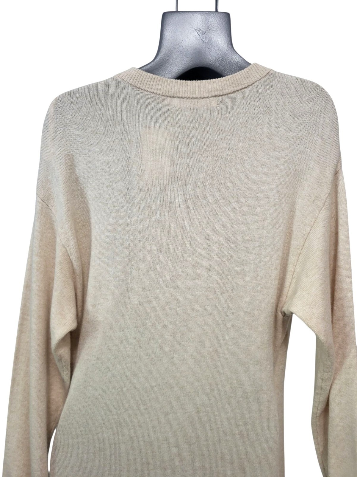 Jonathan Simkhai Evalynn Dress Wool Cashmere Blend Sz Small Beige Wrap Midi NWT