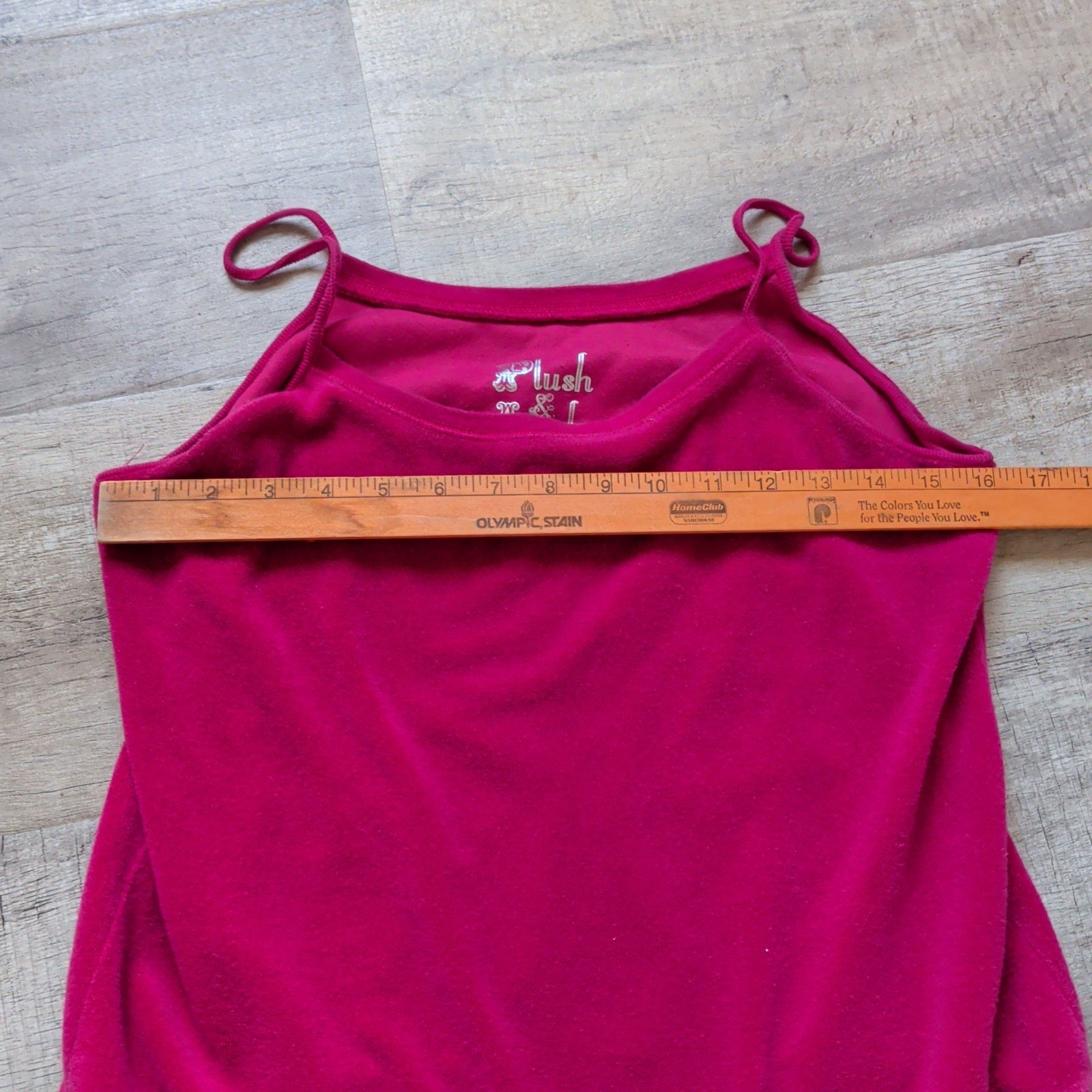 Victoria’s Secret Plush & Lush bright Pink terry cloth tank belted dress Mediu