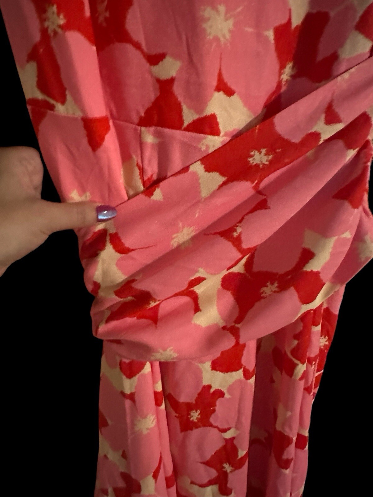 BNWT Alexia Admor Paris Draped Midi Dress -Size 14. Originally $245