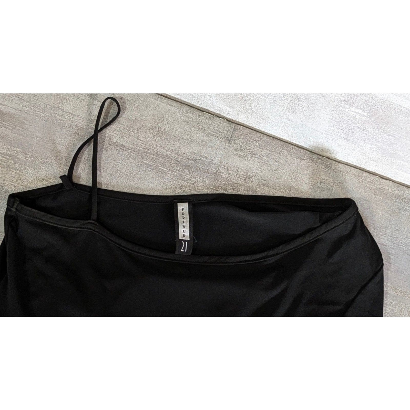 Black One Sleeve Asymmetrical Dress – Forever 21