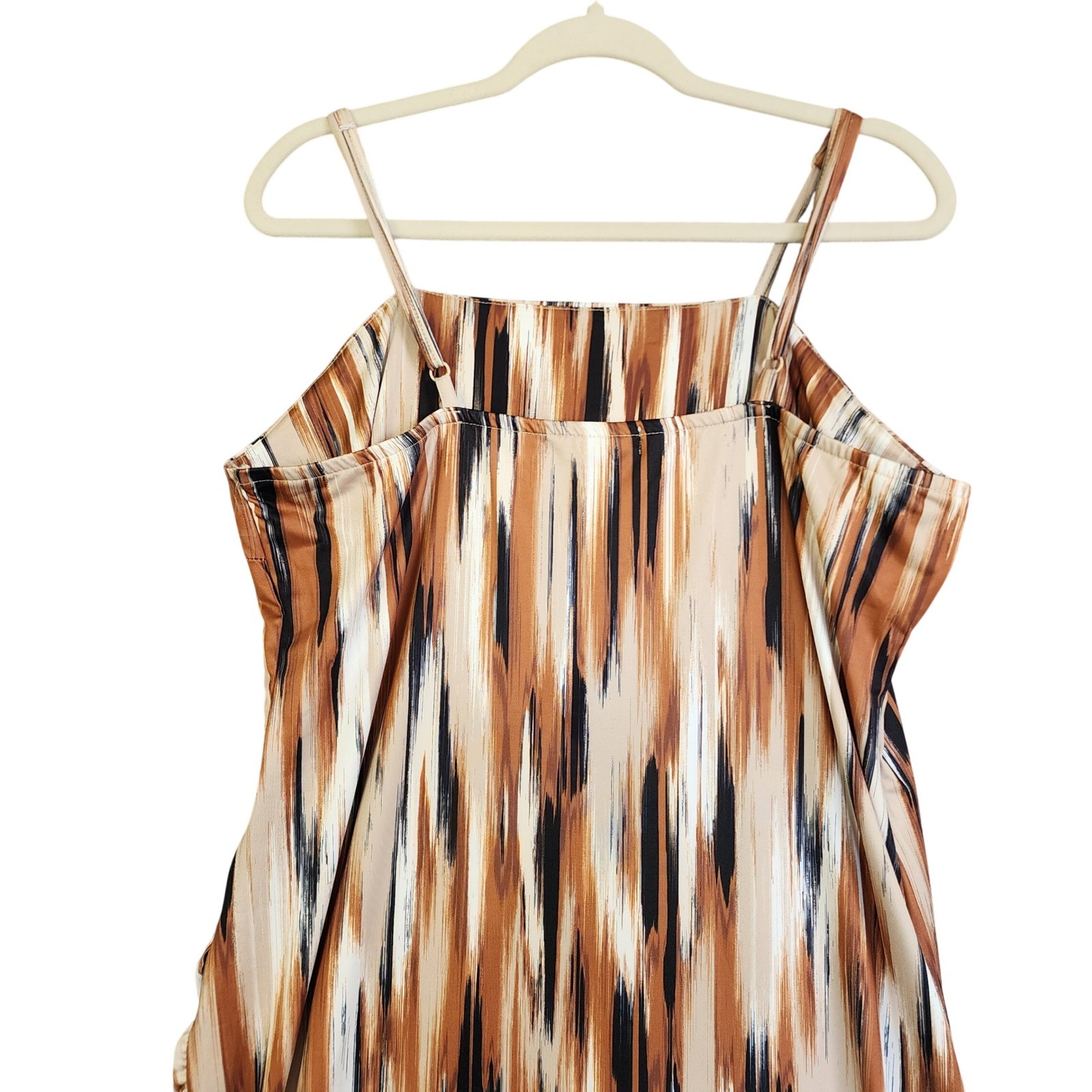 Madden NYC Womens Side Ruched Dress Size XXXL Brown Party Cocktail Club Sexy