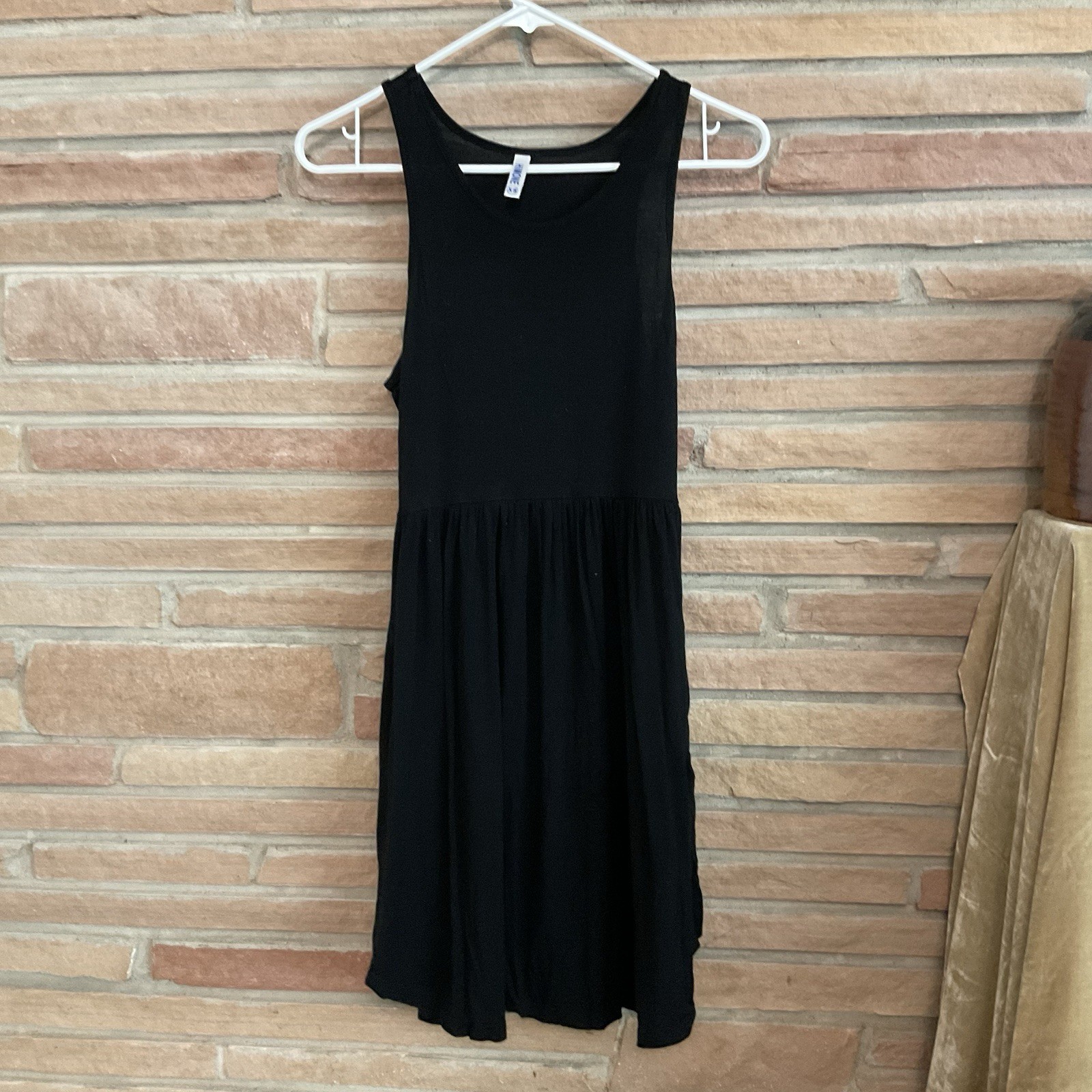 HiMONE Black Stretch Tank Dress XS