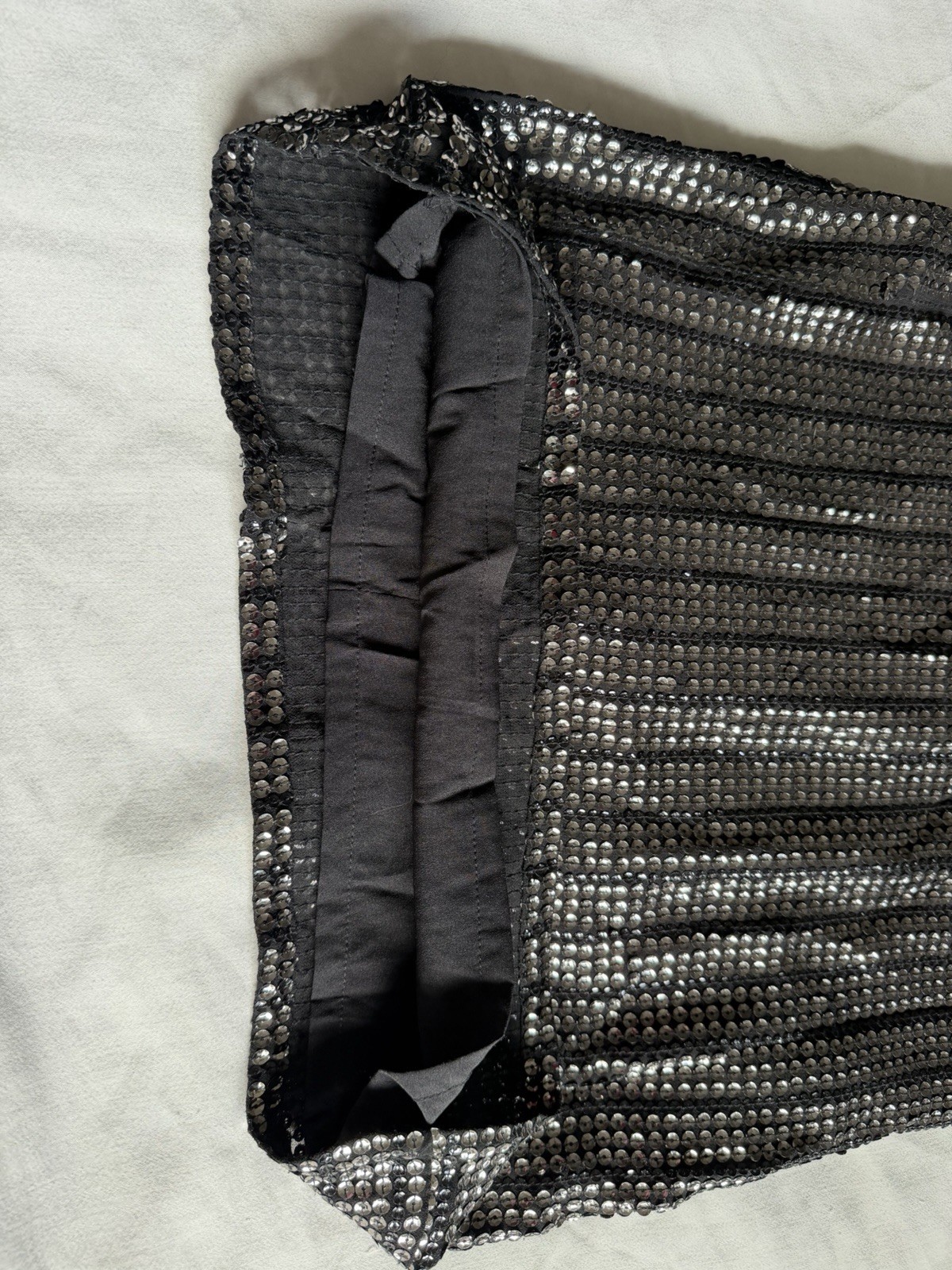NWT XXI Dress S SMALL Black Silver Sequins Sparkly Cocktail Party Forever 21
