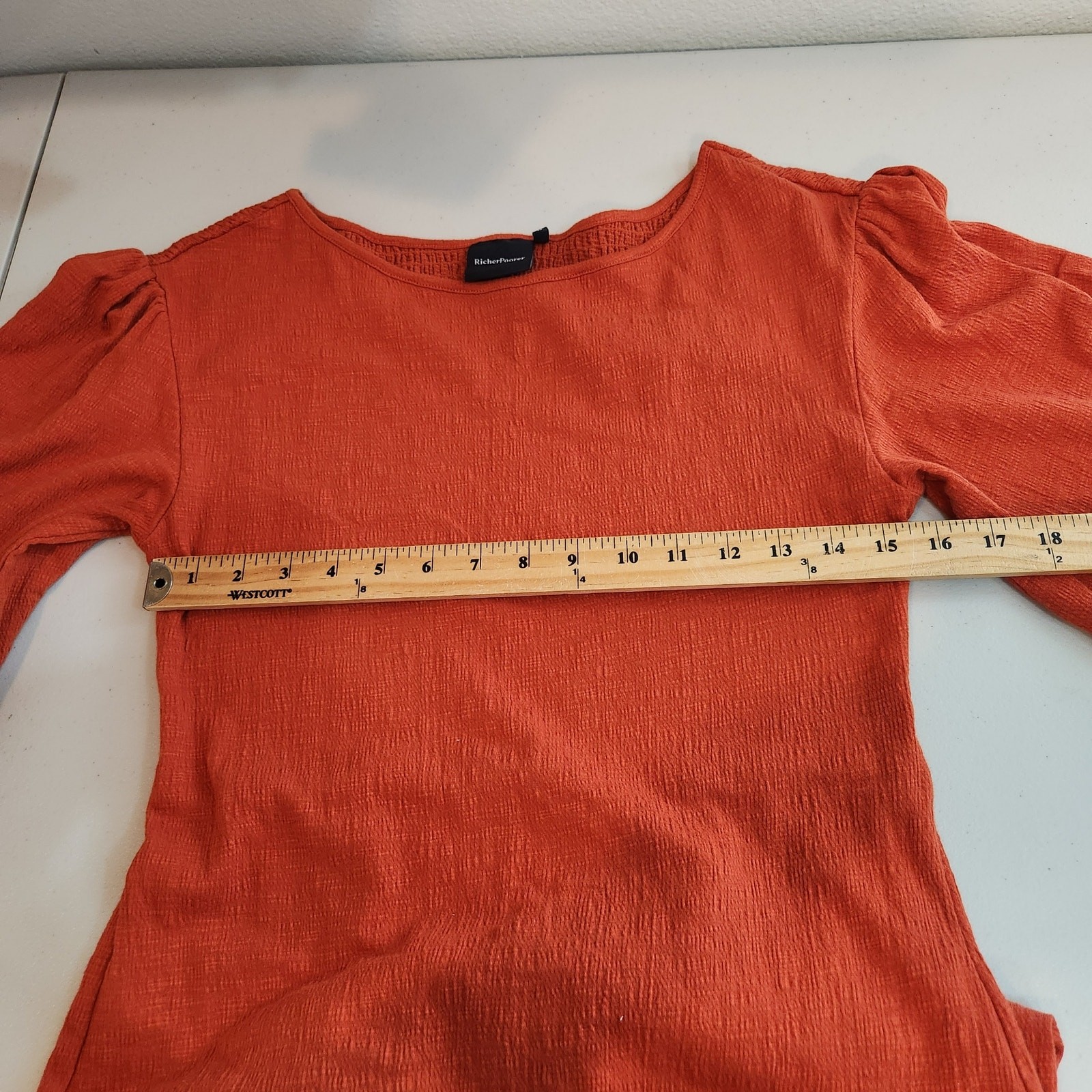 Richer Poorer Pumpkin Maxi Balloon Sleeve Dress Women’s Medium Boho Bohemian