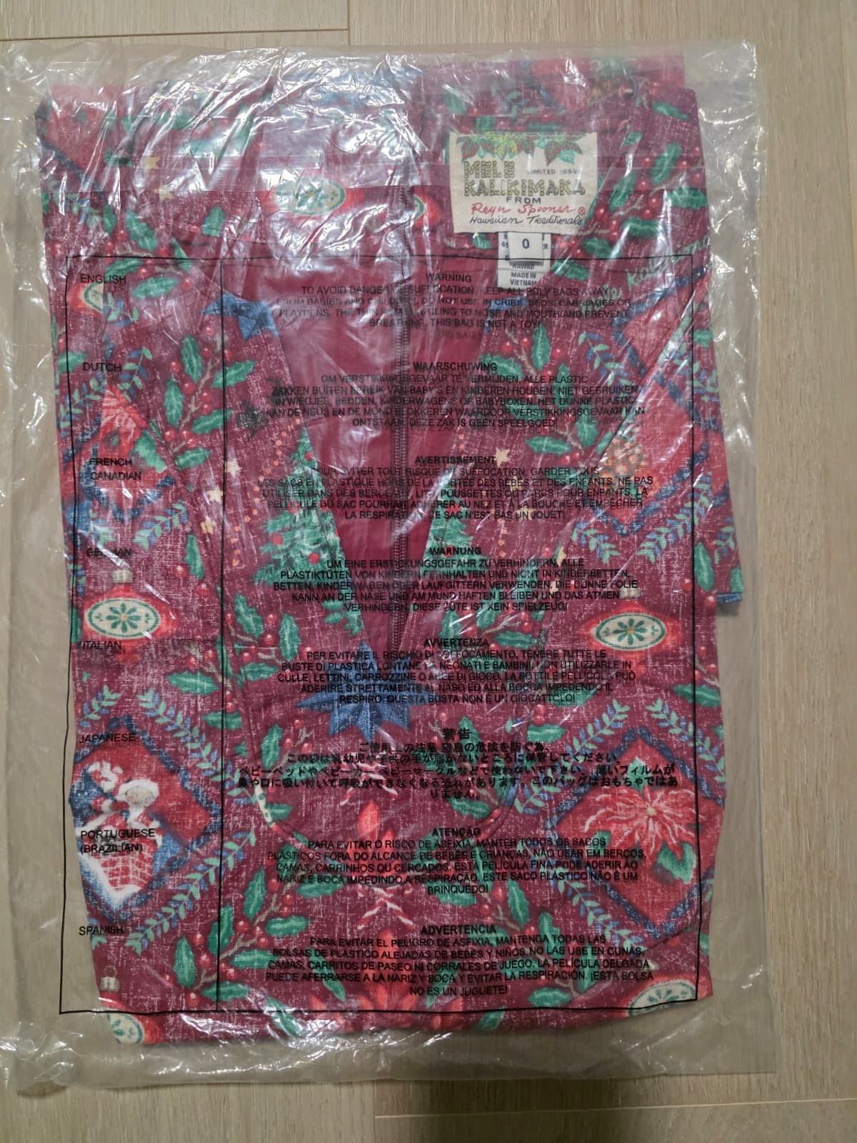 NWOT Reyn Spooner Hawaiian Traditionals Dress Women Size 4 Red Christmas