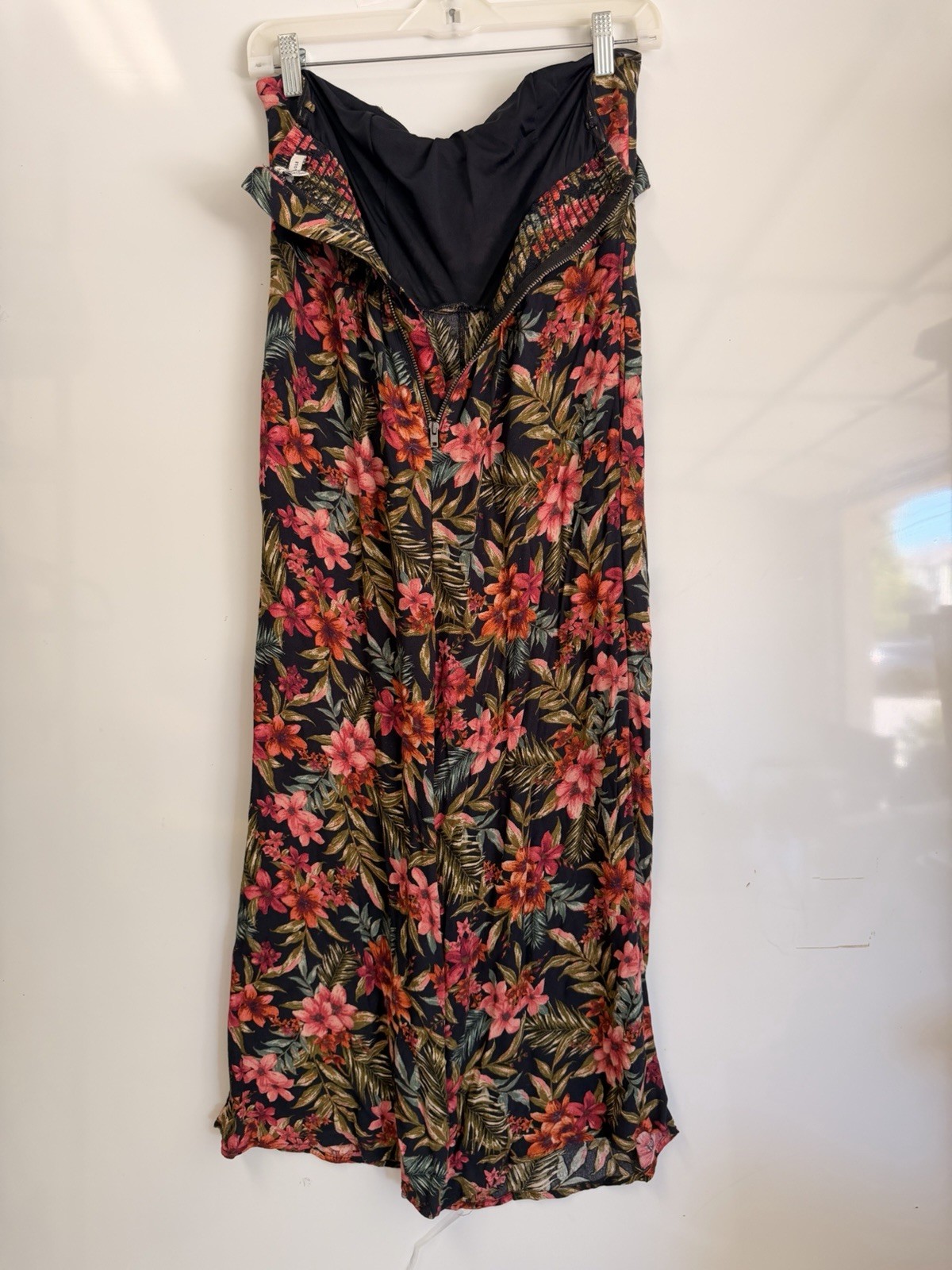 American Eagle Strapless Romper Sz S Floral Multicolor-Romantic