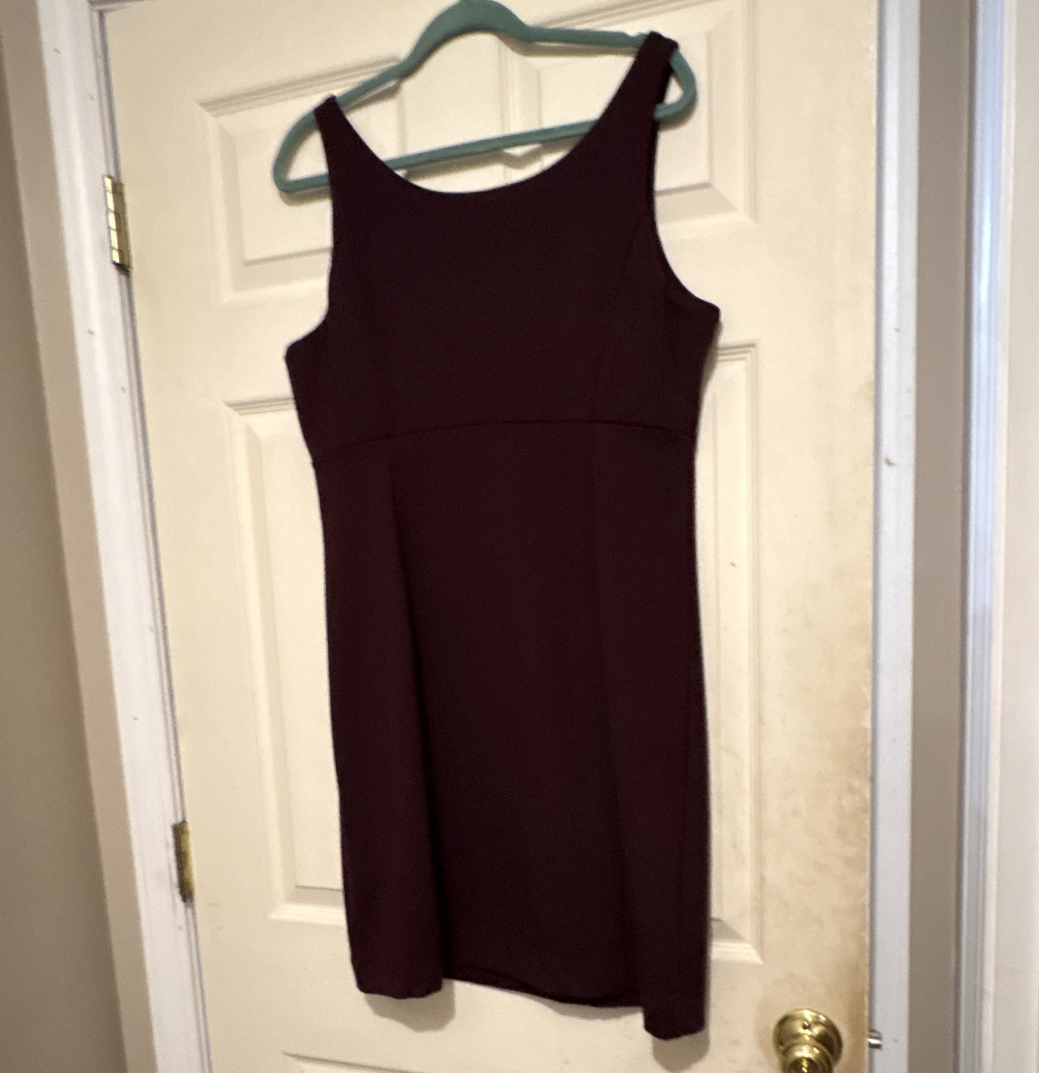 New York & Company Women’s L Purple Scoop Neck Sleeveless A-Line Dress