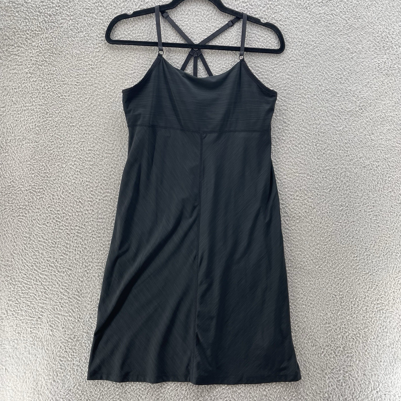 Marmot Dress Women Large Black Built In Bra Active Racerback Outdoor Activewear