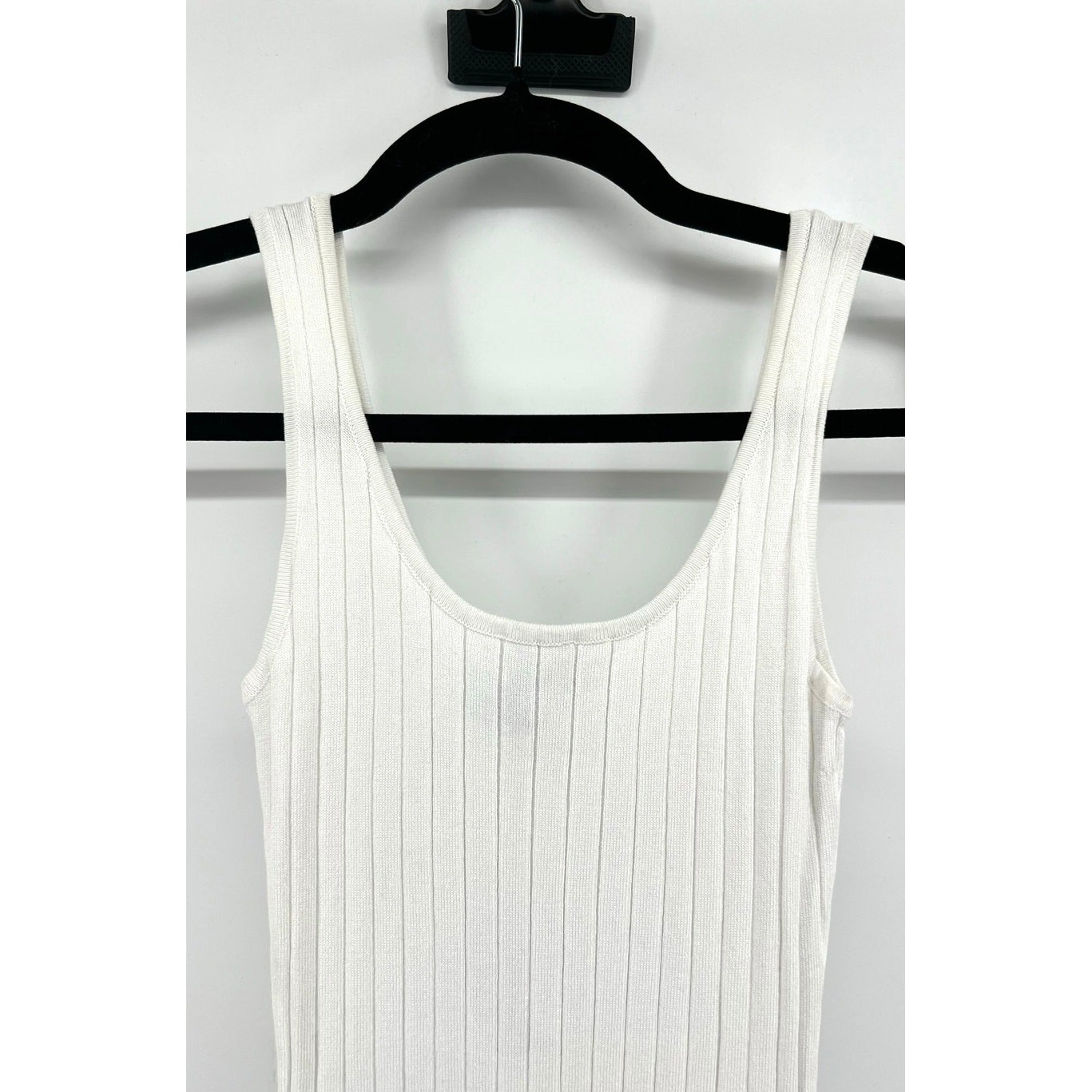 NWT Windsor Ribbed Knit Halter Midi Dress Size S White Vacation Resortwear