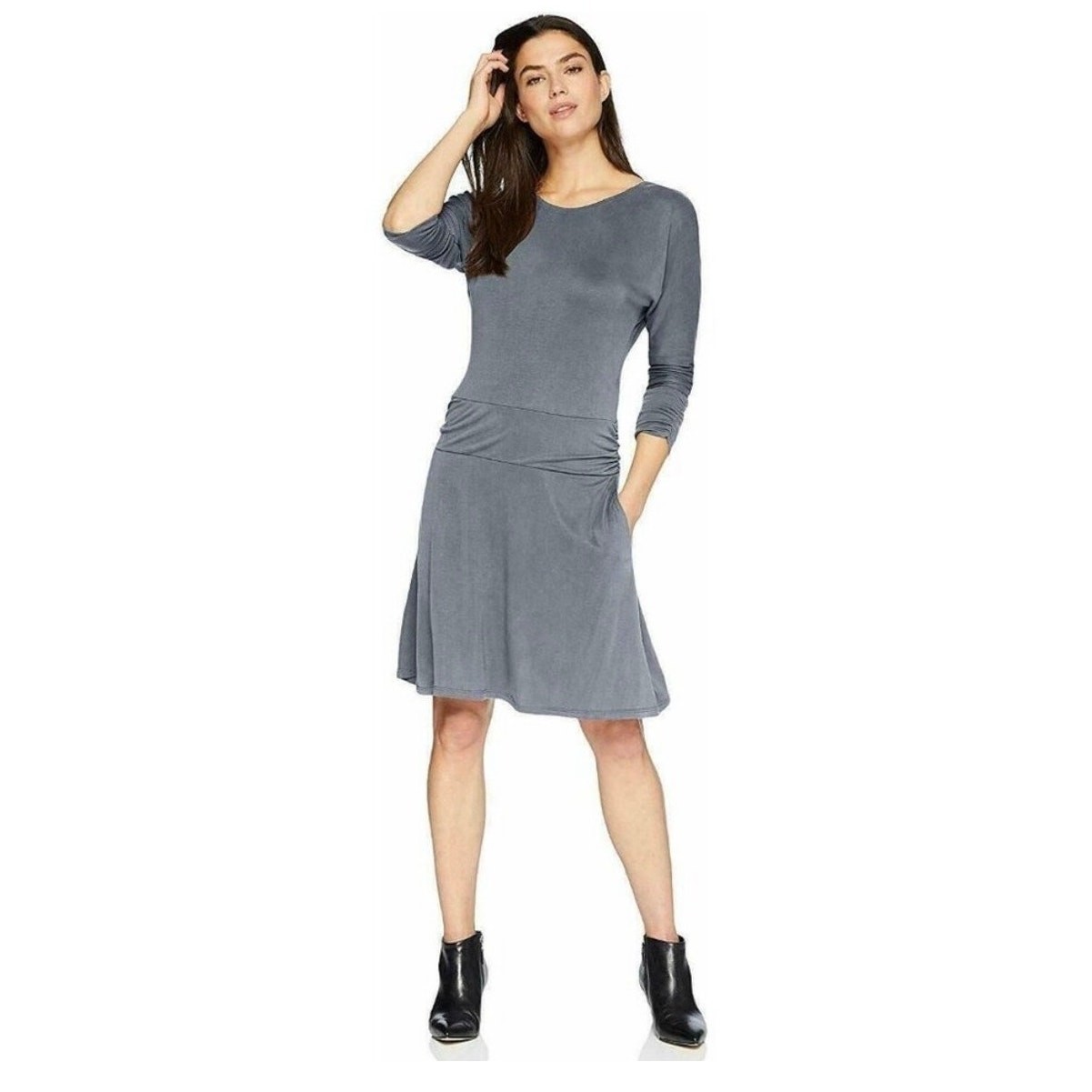 Prana Simone Dress Weathered Blue Med NWT