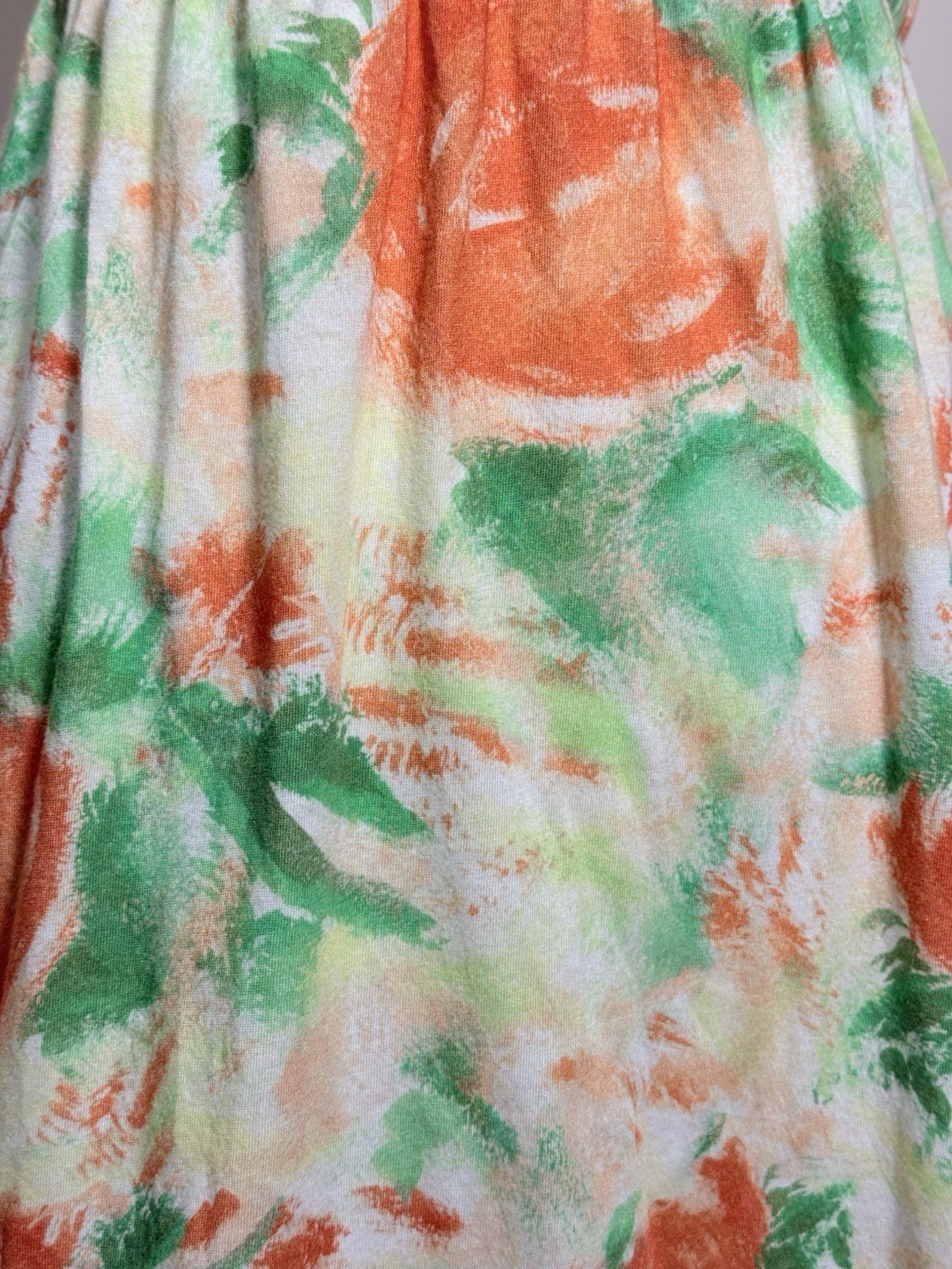 Alice + Olivia Kelty High Low Floral Tank Dress Watercolor Print Size 0