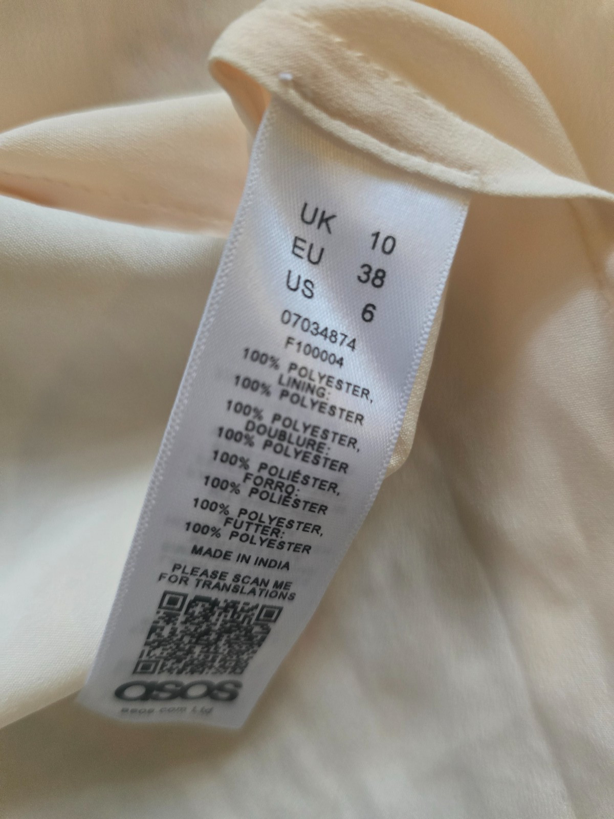 Gorgeous ASOS Floaty Tiered Ruffle Cream Floral Maxi Dress EU 38 UK 10 Worn Once
