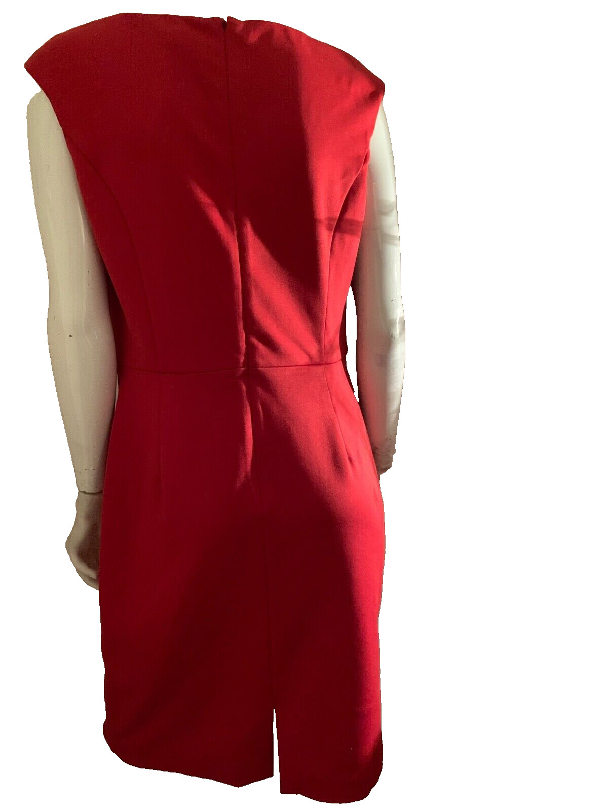 NEW WhiteHouseBlackMarket all seasons knit dress color red size 8 Nice