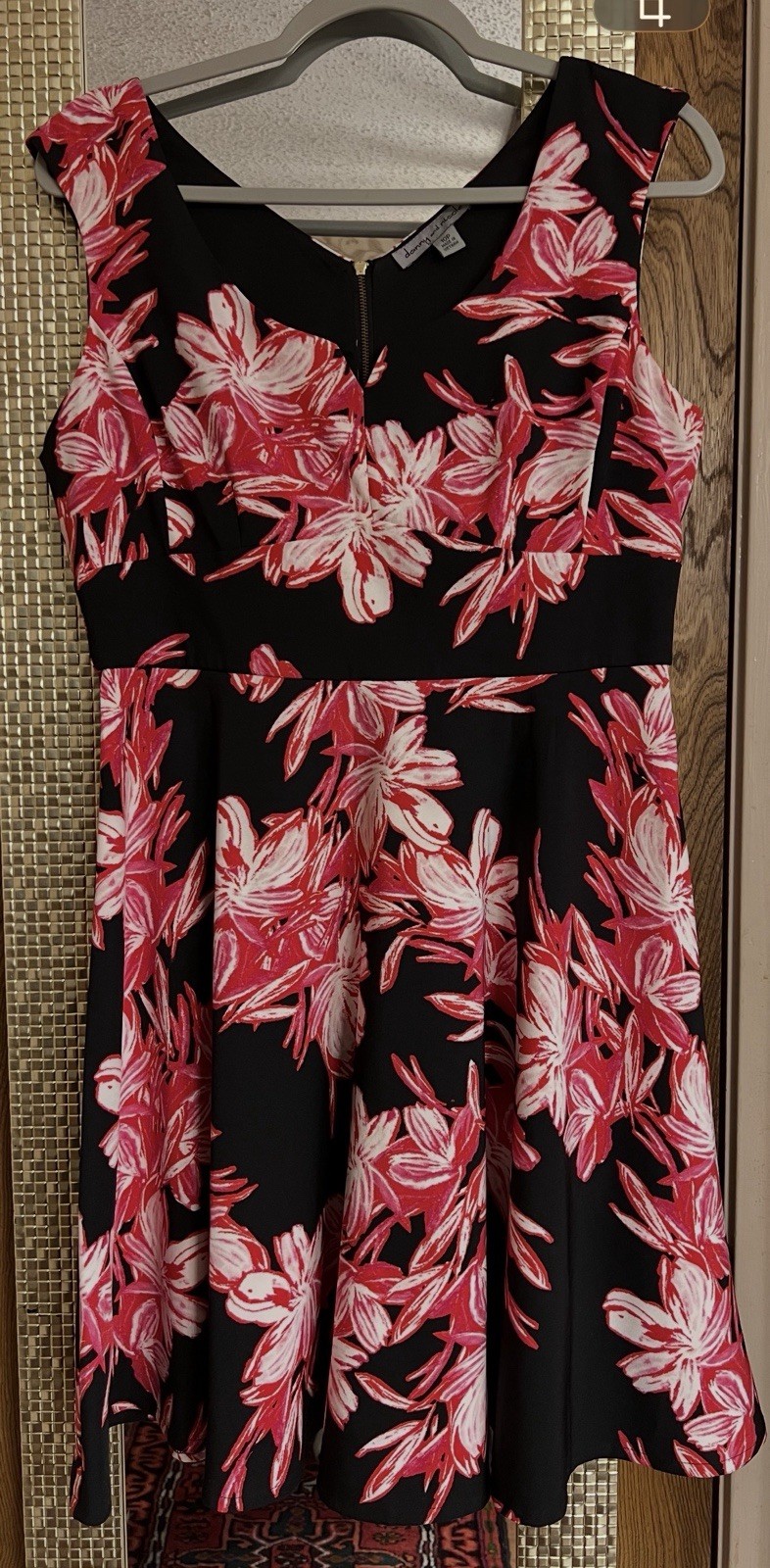Danny & Nicole Women’s Sleeveless Floral Dress 10P