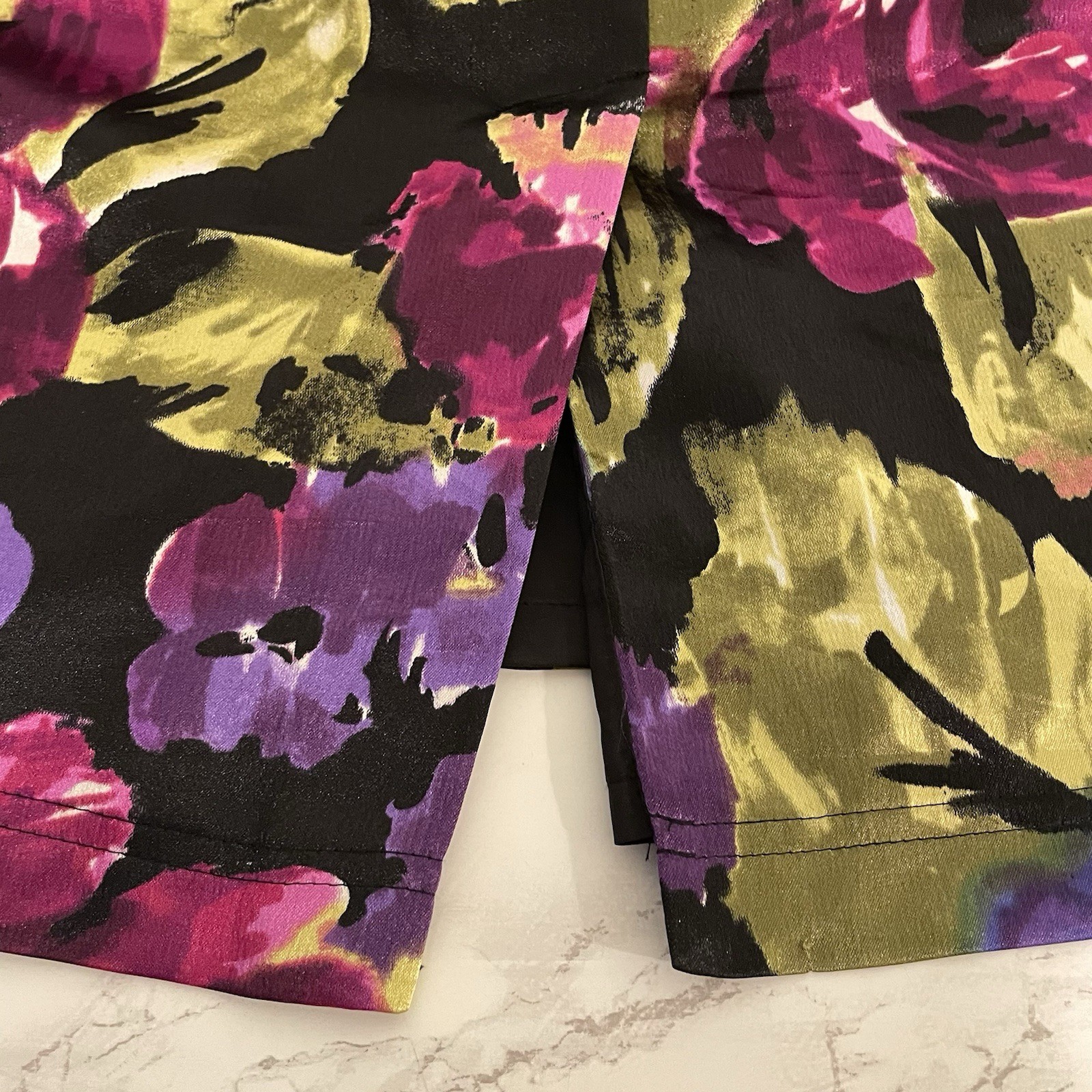 Adrianna Papell Plus Size 22 Multi Floral Dress Slight Stretch.
