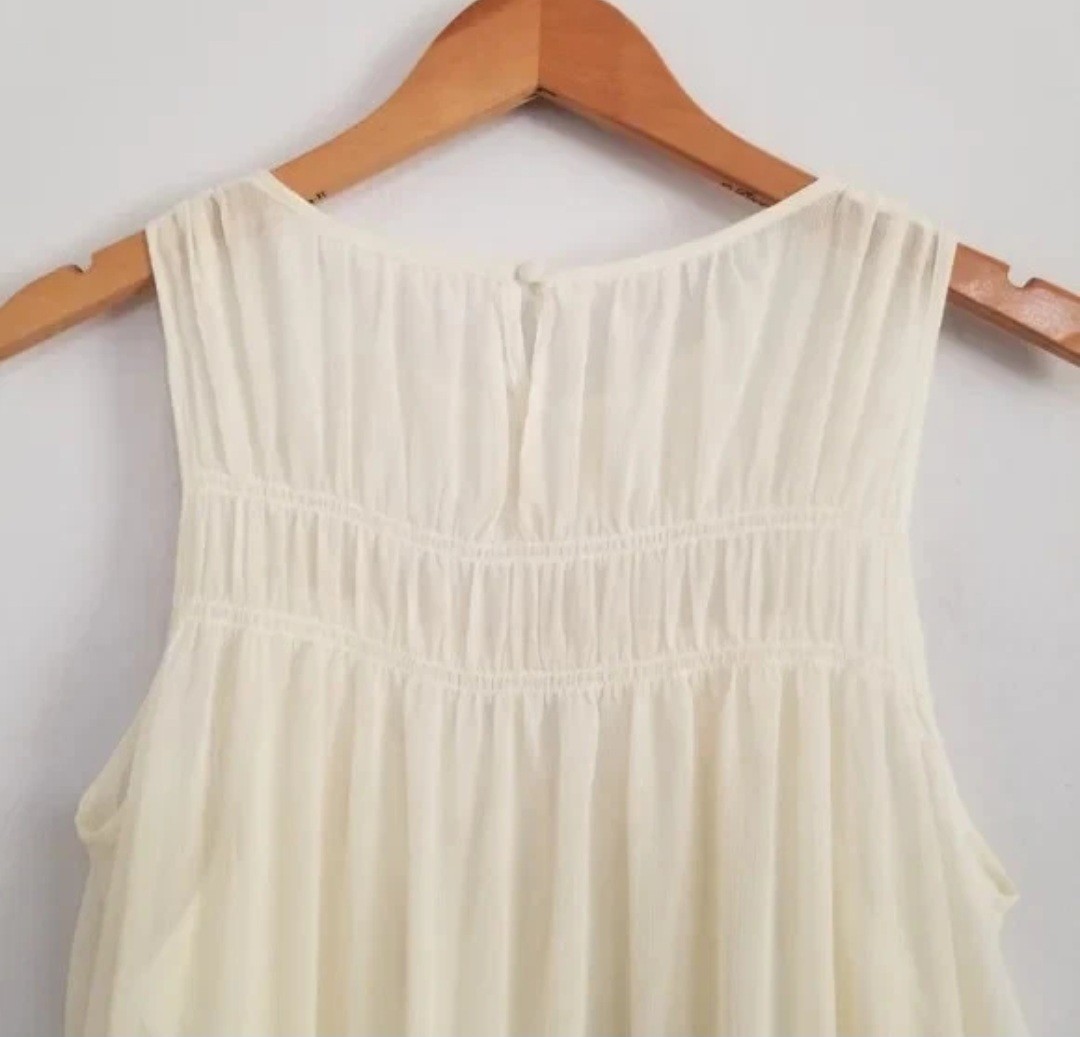NWT universal thread Cream Chiffon Maxi Dress Size XL