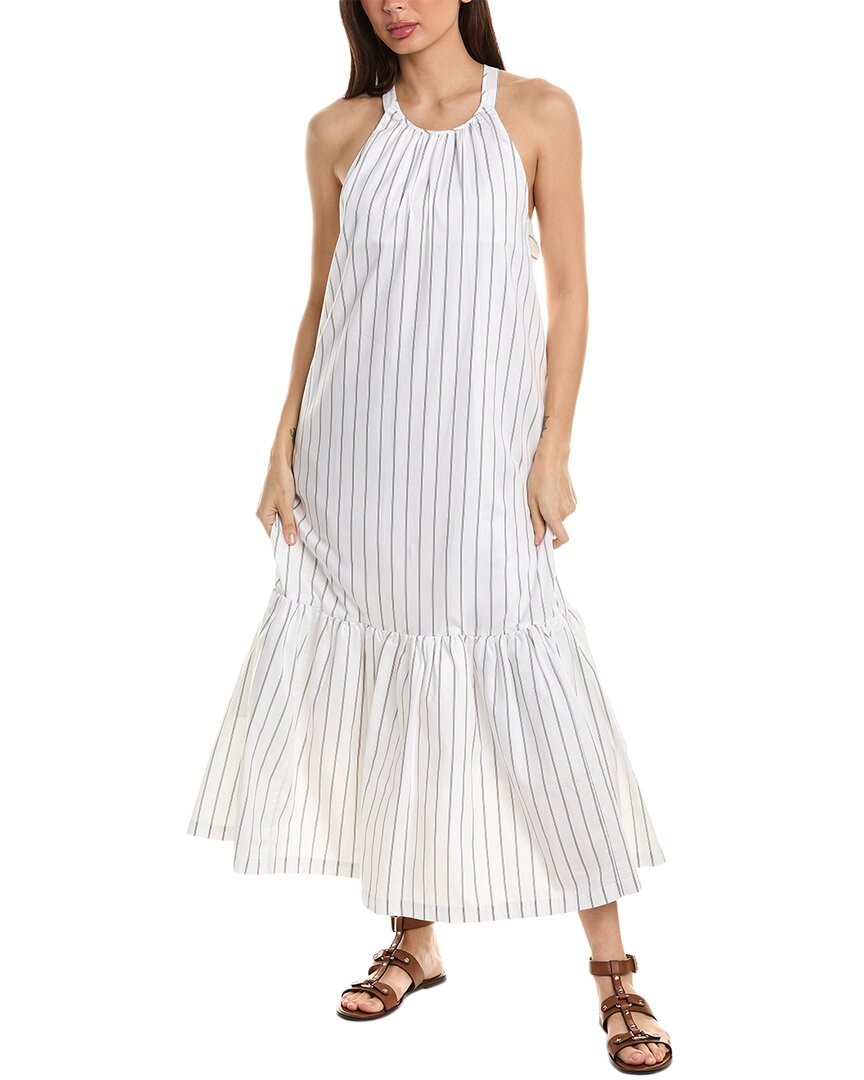 3.1 Phillip Lim Striped Tent Dress Women’s White 2