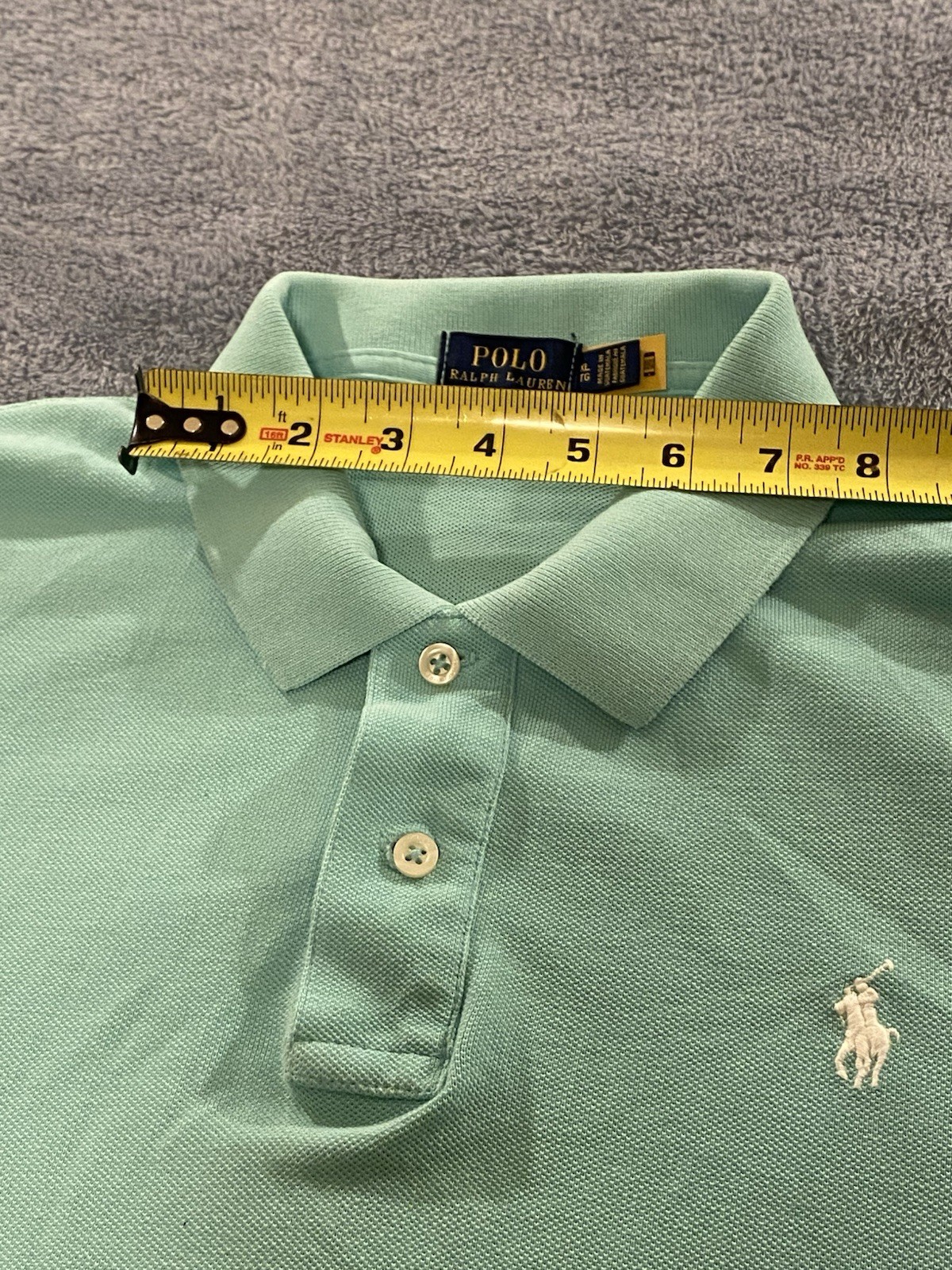 Ralph Lauren Size Womens XL Polo Teal Dress The Mesh Mini Preppy 100% Cotton