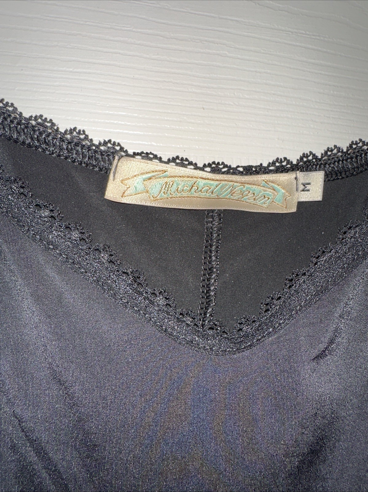 Michal Negrin Y2K Unique Beautiful Baroque Style Artwork Lace 2 Pc Dress Size M