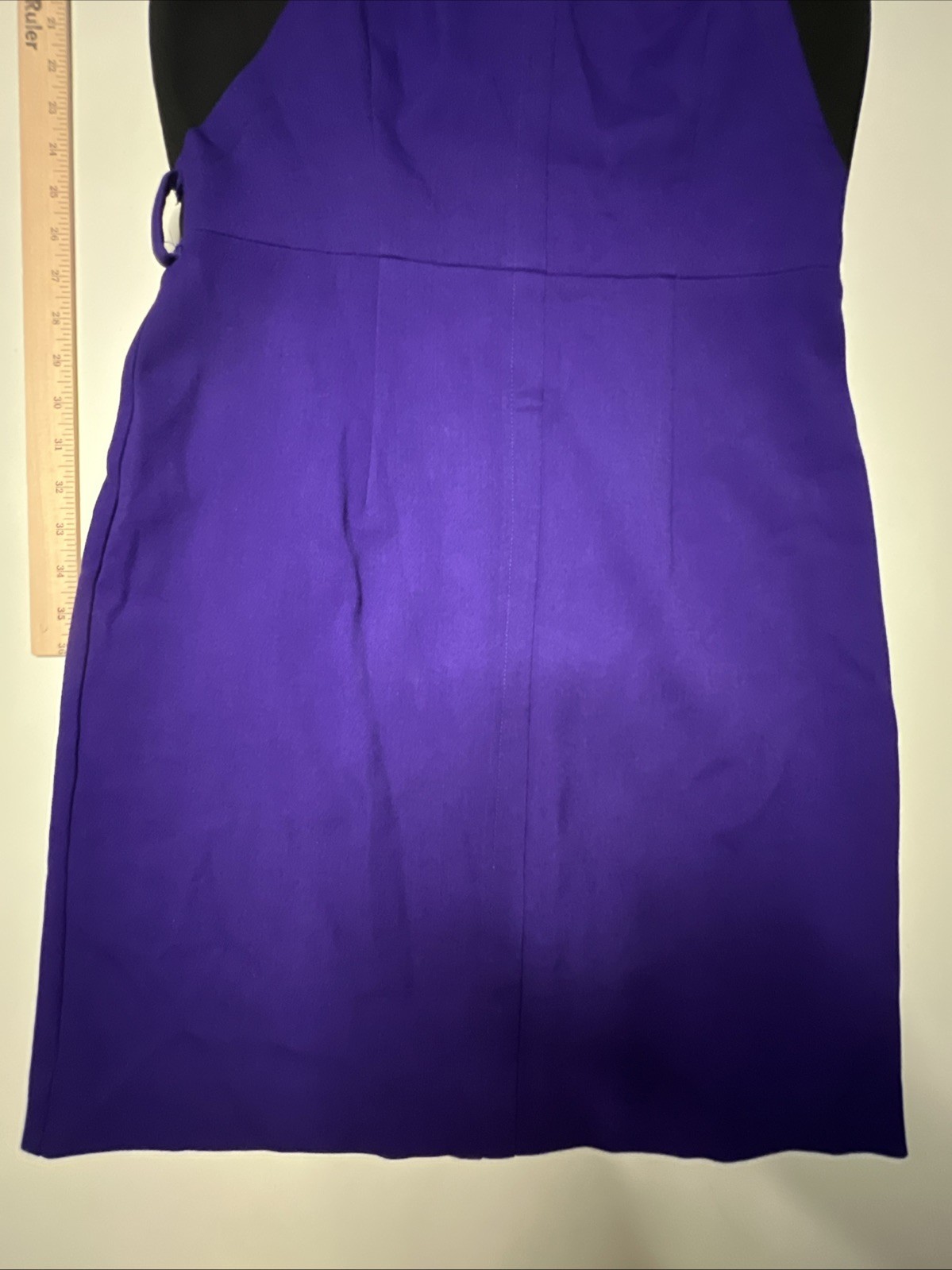 Alilly original dress Medium sleeveless purple black knee length lined stretch