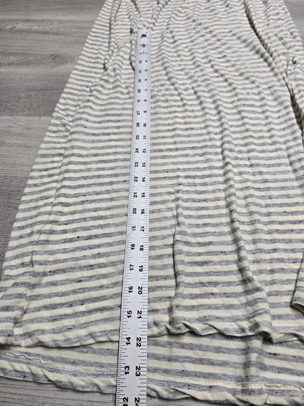 Marine Layer Supima Cotton Racerback Maxi Dress M Striped Stretch Minimalist NEW