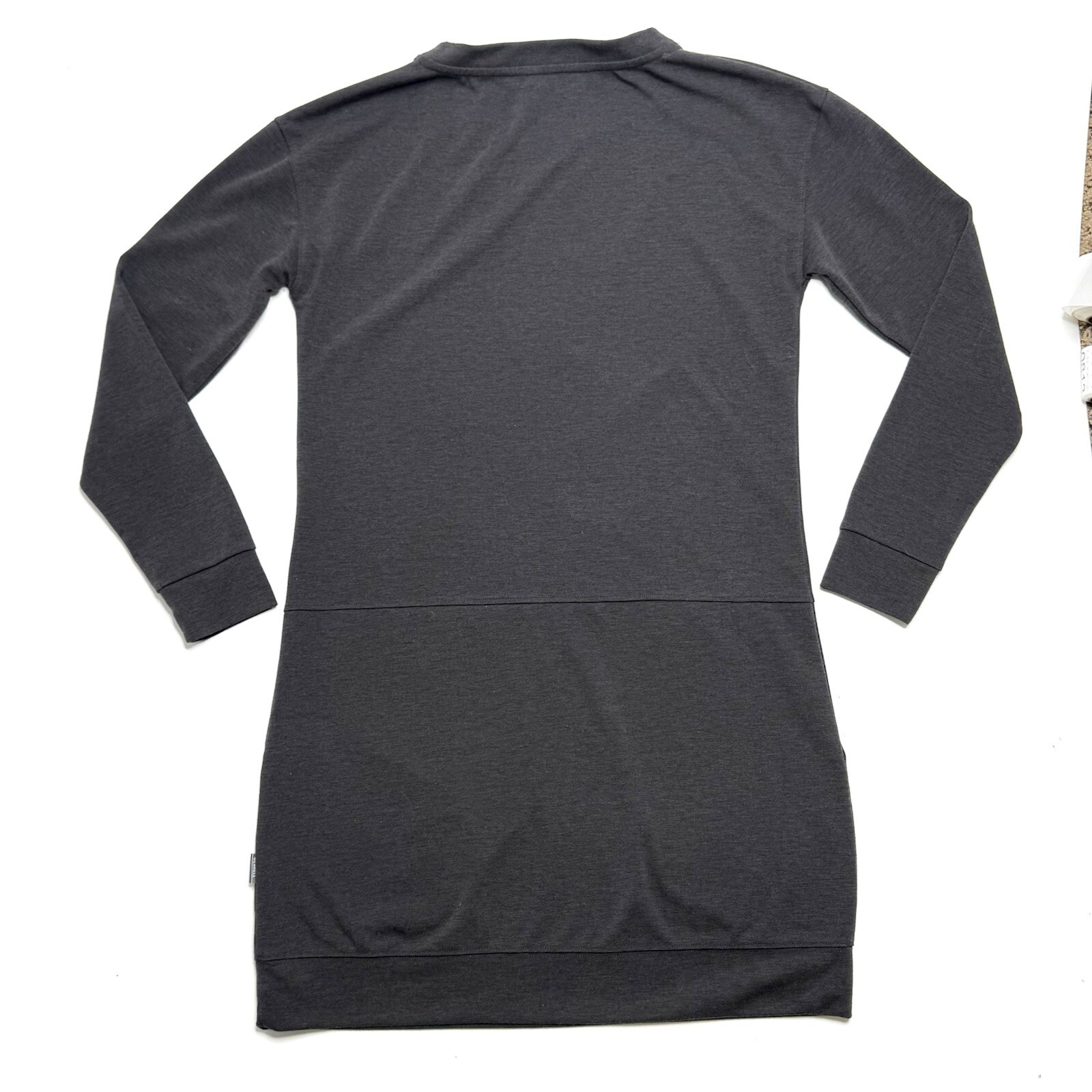 Merrell Marcy Performix Long Sleeve Dress Womens S Dark Gray Drop Waist Hiking