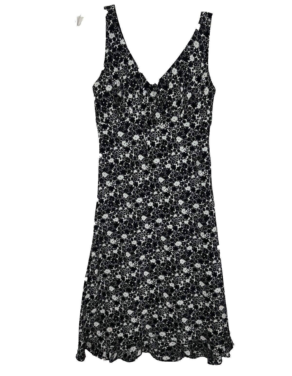 Y2K EXPRESS Worldwide Brand Size 5/6 Black / White Versatile Sun Dress Vintage