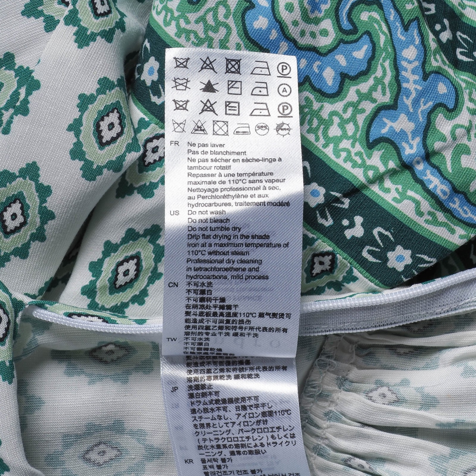 Sandro Paris dress multi-colored viscose linen size 34 XS women’s mini dress SFPRO0120