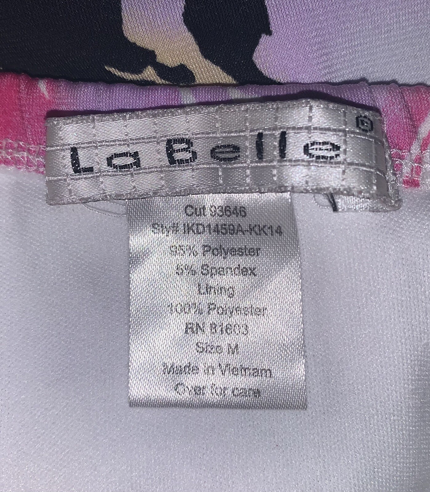Womens LA BELLE Halter Strap Floral Above Knee Dress ~ Size Medium M
