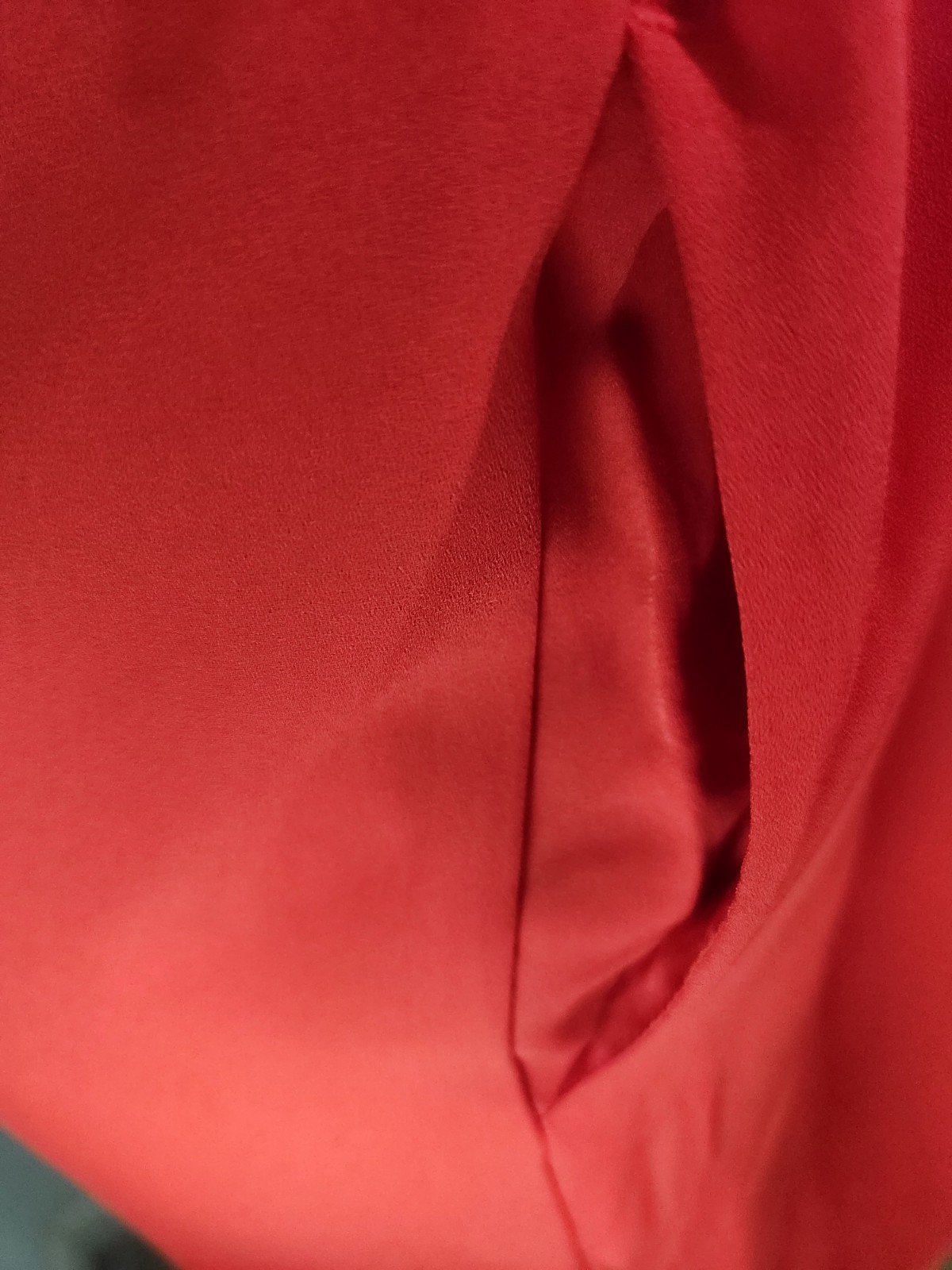 Gag Women’s Poyester Ruffle Sleeve Red Dress Saze XS #5