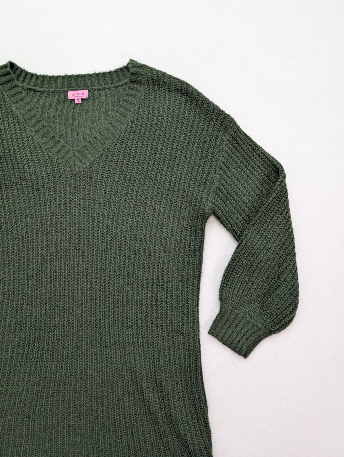 Mi Ami for Francesca’s Women’s Sweater Dress Size M Green