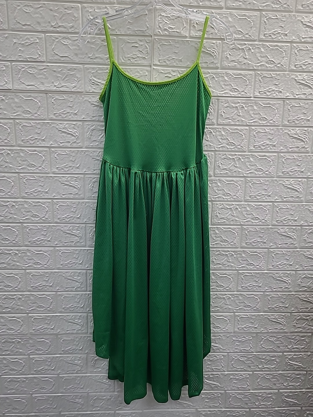 New Kurt Lyle Chase Sleeveless Dress Kermit Lime Size Small