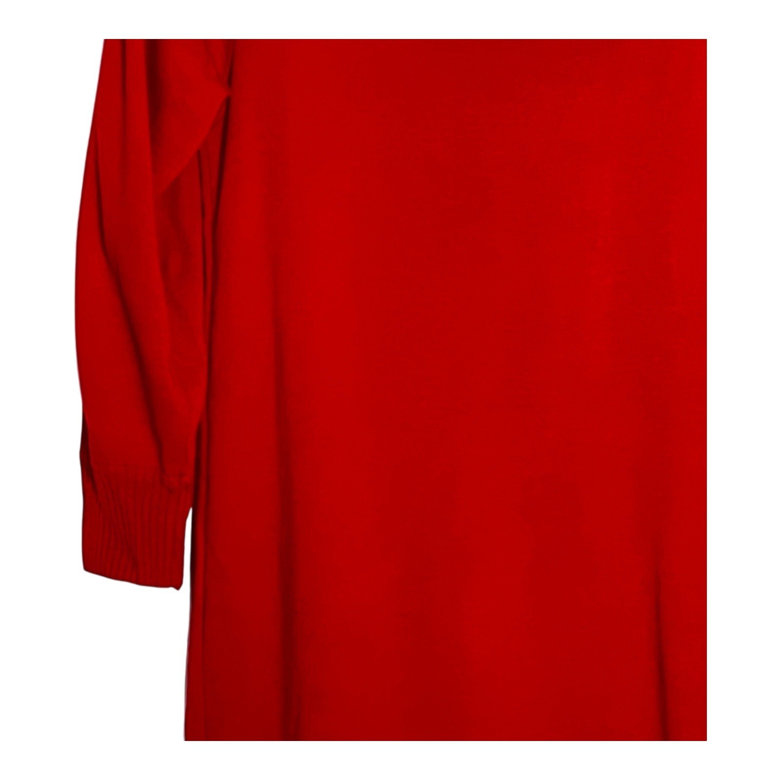Kim Rogers Red Cowl Neck Long Sleeve Sweater Dress Size M