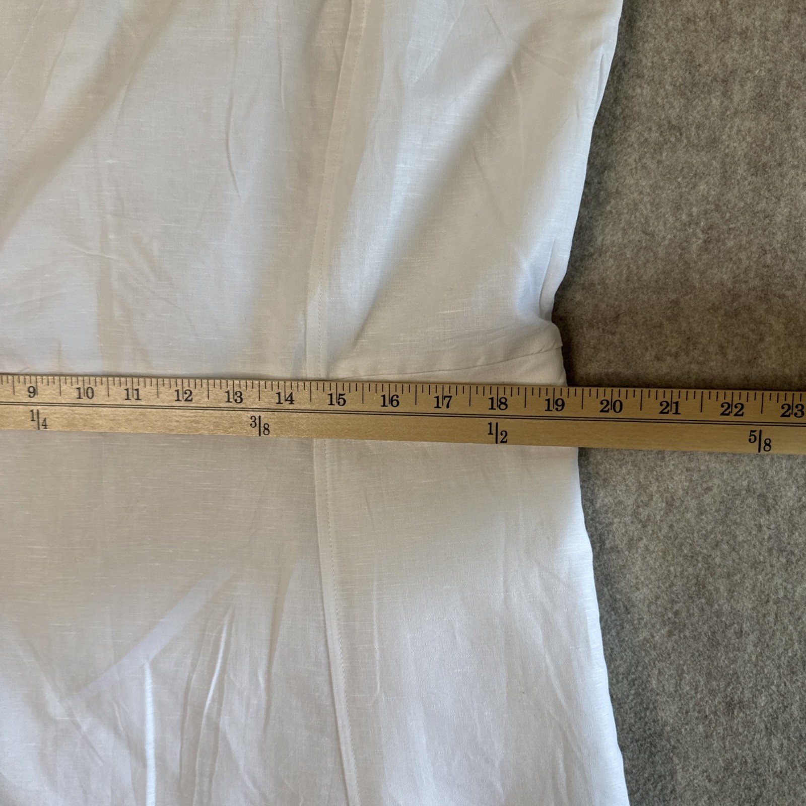 Gap Linen Cotton Cami Sundress Womens 18 White Fit Flare A-Line NWT