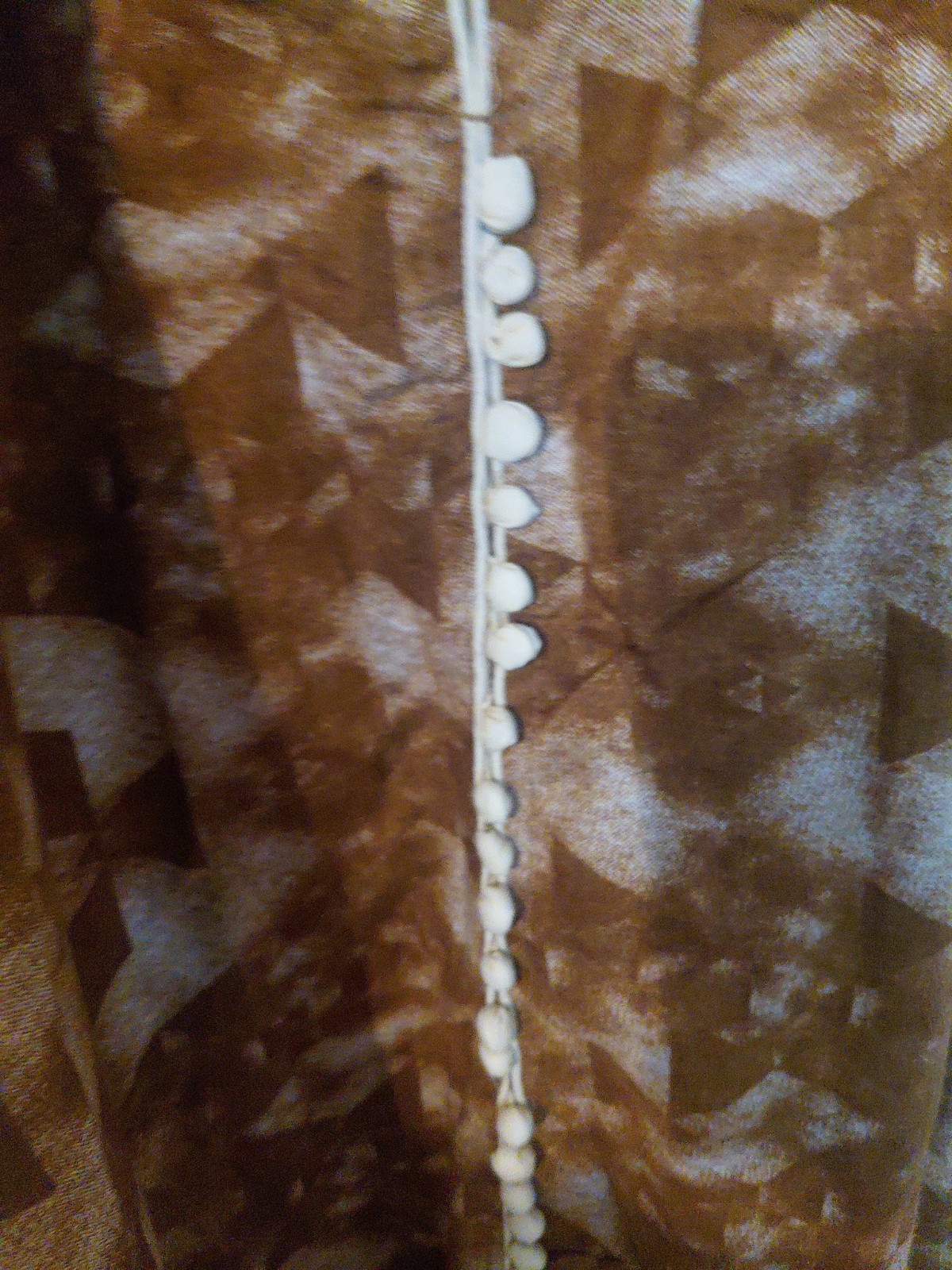 moroccan kaftan Brown And Silver Cotton Dress