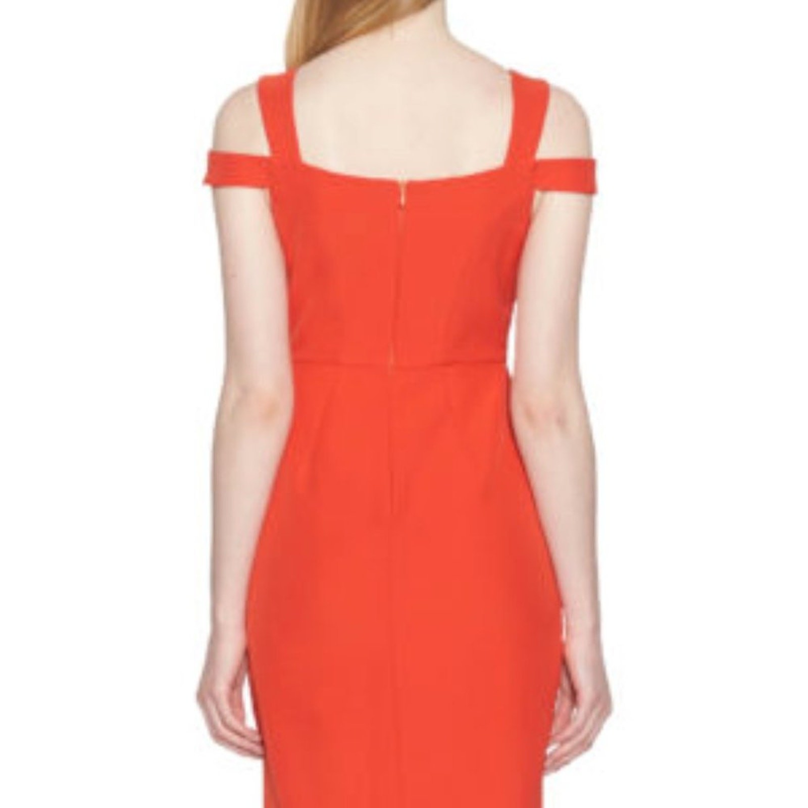 AIJEK VALENCIA WAVE COLD SHOULDER DRESS Rogue Red Size 1/ (US 2-4)