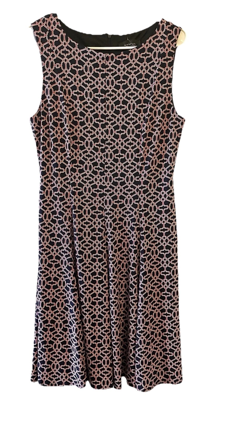 R & M Richards Sleeveless Abstract Dress Size 12