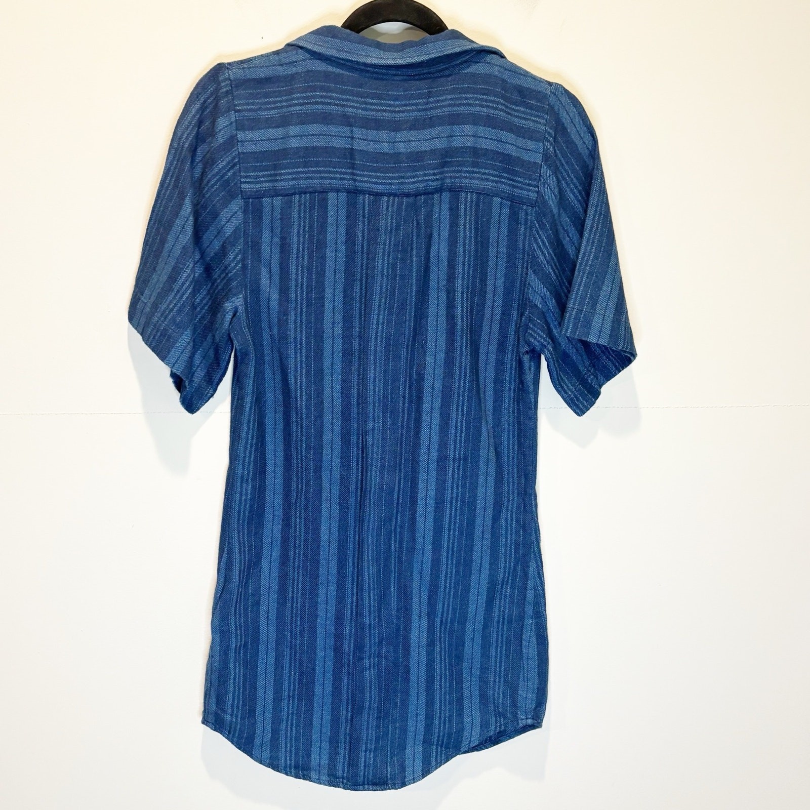 Levi’s Made & Crafted Blue Cotton Button Front Frida Dress – size XS