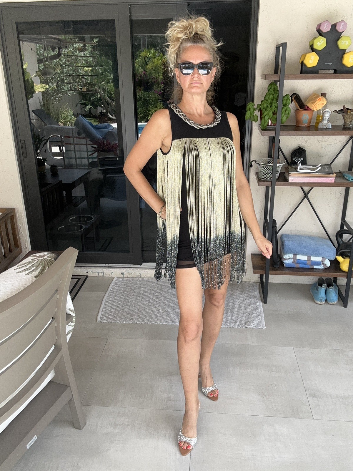 ✨ Retro Glam Party Dress – Fringe That Dances With You! ✨