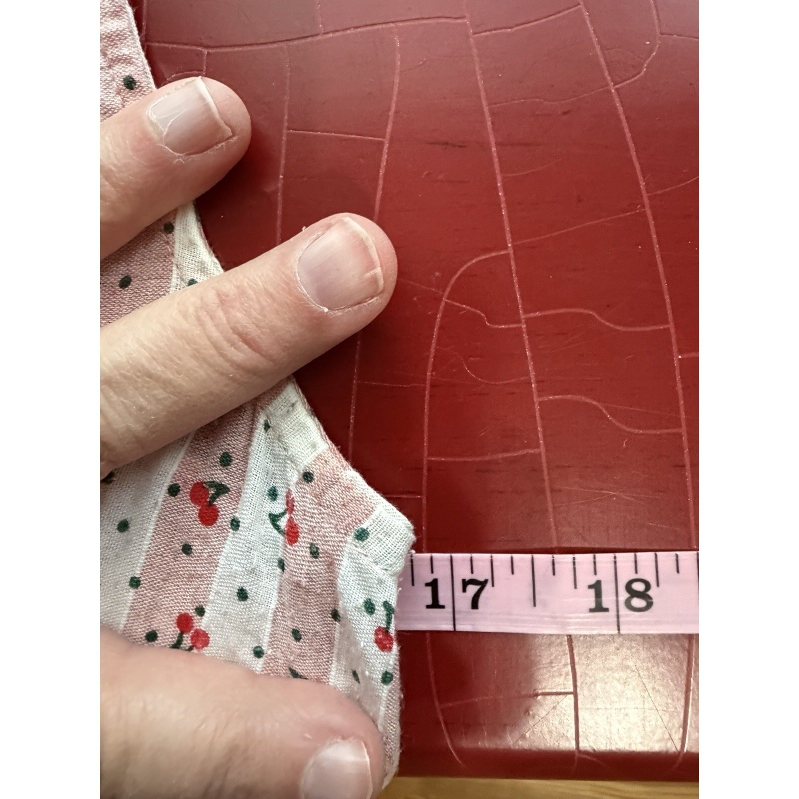 Cherry Print Shirt Swing Dress Size 4 Stripe Retro Rockabilly Unique Vintage