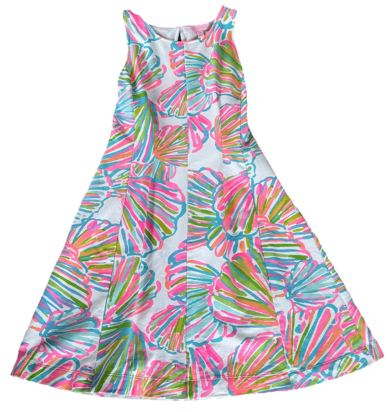Lilly Pulitzer Felicity Dress-Size XS Shellabrate Fit Flare Sleeveless Coastal