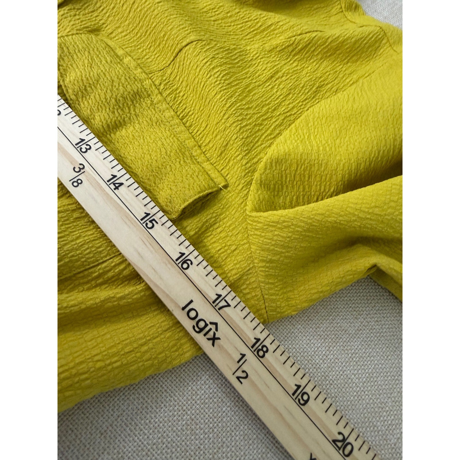Indulge Instyle Mustard Yellow Button Front Utility Shirt Dress Womens Medium