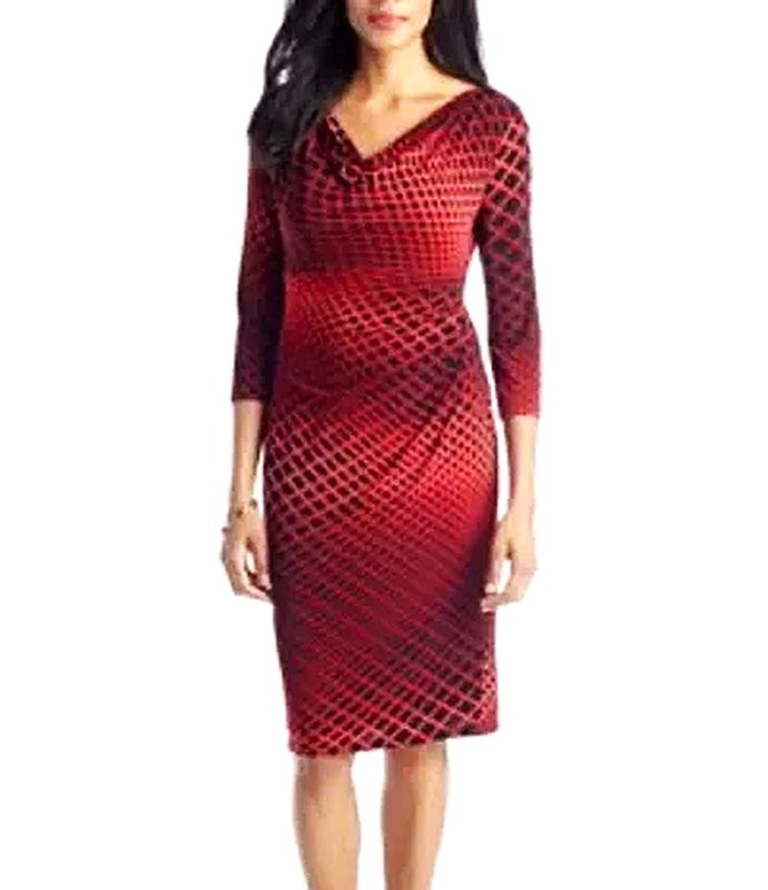 Women Anne Klein Dress Black Polyester M