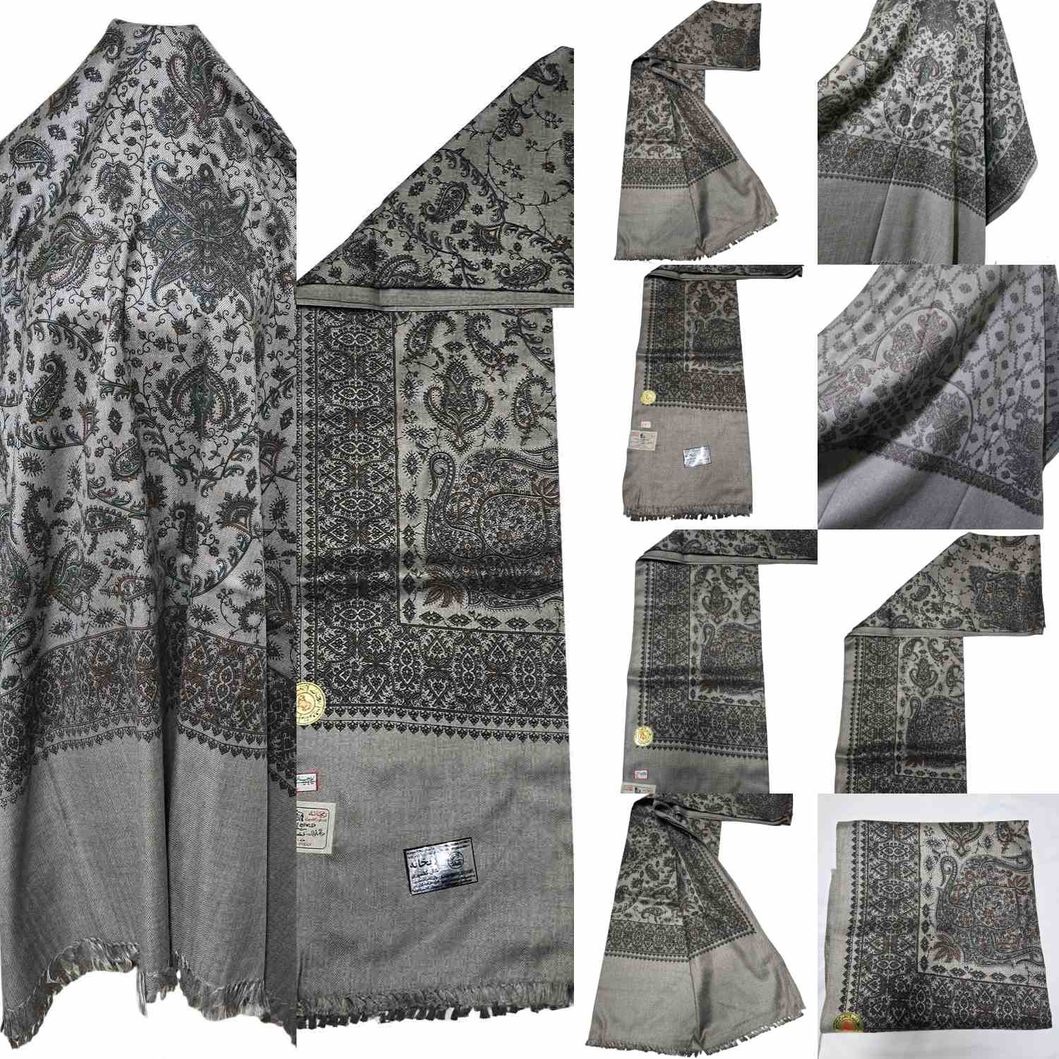 Super Thick Premium High Quality Kashmiri Embroidered Shawl Parna Chadar 700g