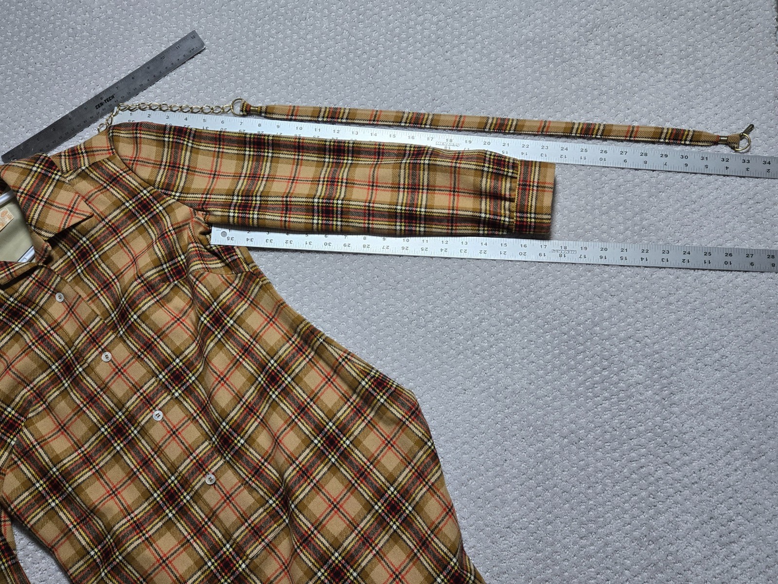 Vintage Pendleton Wool Jumper Shirt-Dress 100% Virgin Wool ~ Women’s Size 12 ~