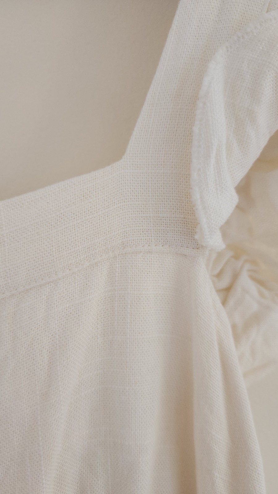 Spell & The Gypsy Lisa Danielle ~ Darling Frill Sleeve Dress White L Fit M 12