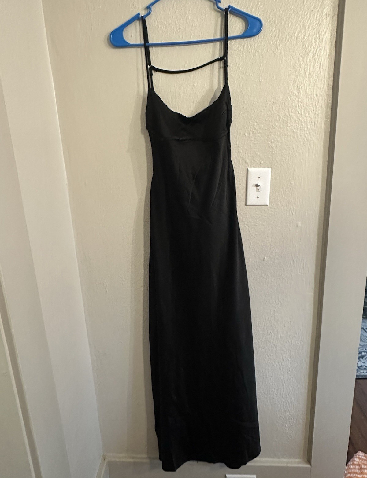 thirty/thirty LA Women’s Full Slip Black Solid Adjustable Straps Size M