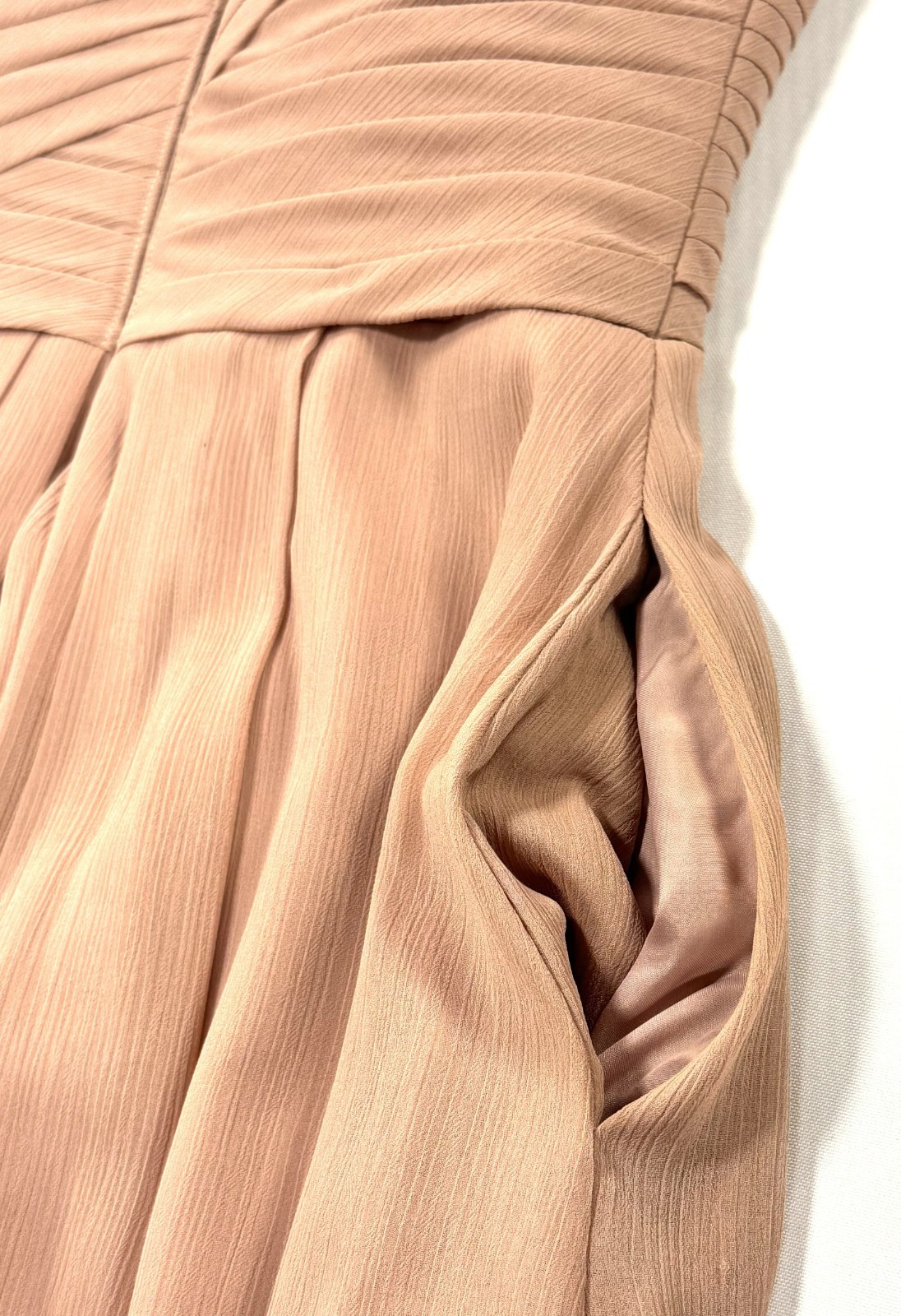 Azazie Soft Pink Dress | A2 | with a pocket | Used Good – Need Small Repair