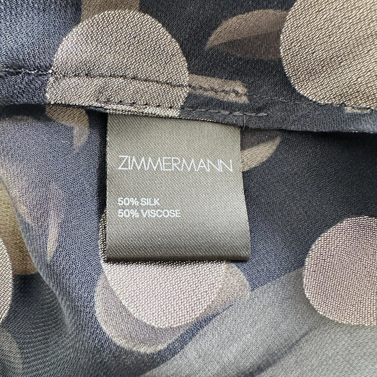 Zimmermann BNWT Folly Kimono Wrap Mini Dress Size 2 AU 12 US 8 Black Silk Gold